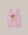 Tank Top Amarilla Con Gráfico,LILA